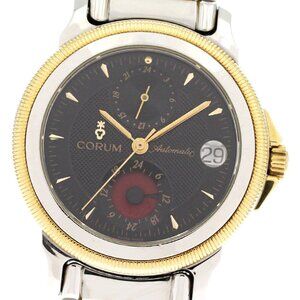 CORUM Tan mechanic 273.211.21 Power reserve K18YG Automatic Men's Watch_876177